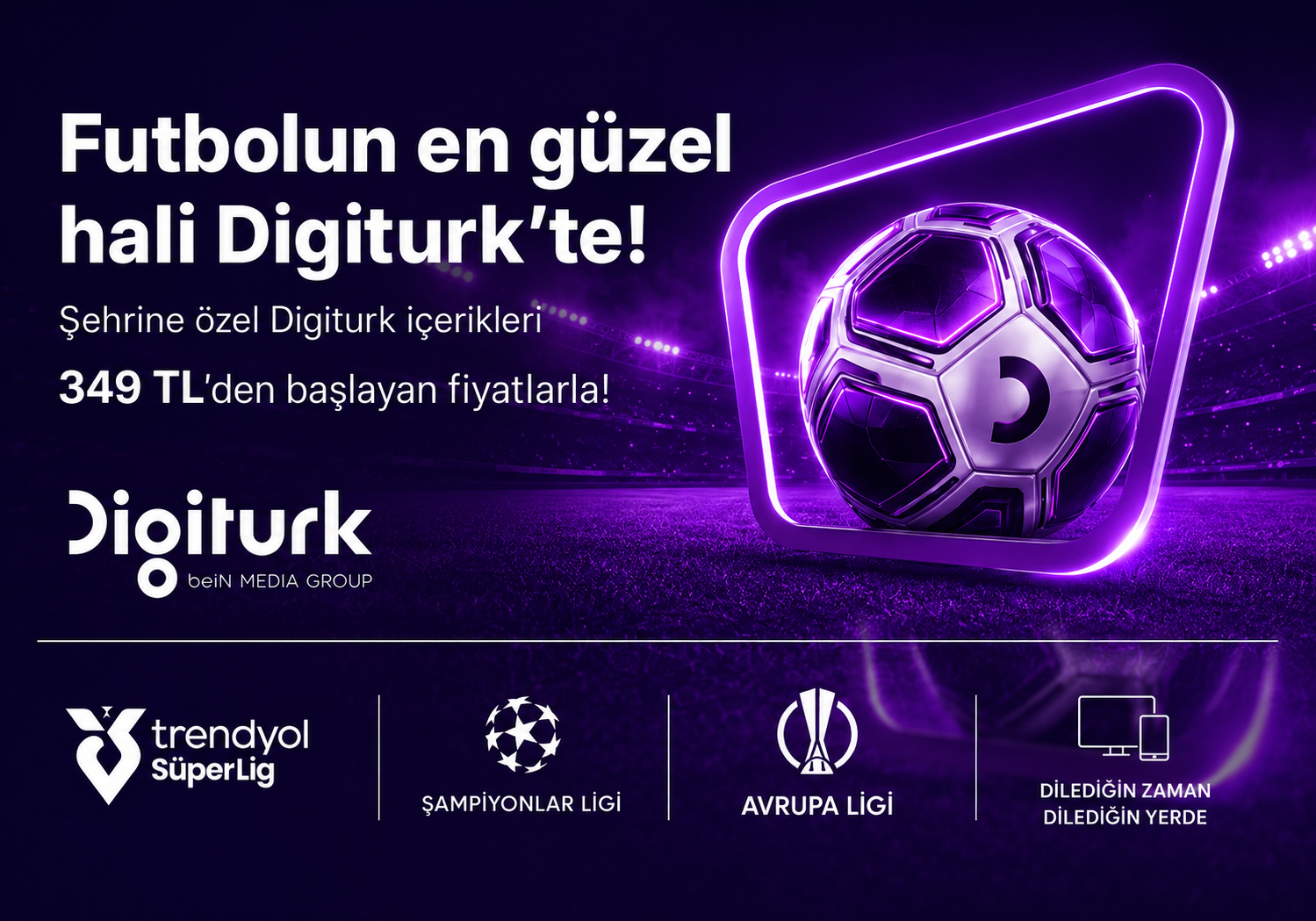 Digiturk futbol paketleri kampanyası